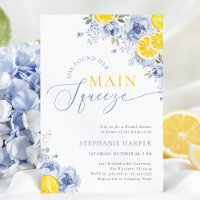 She Found Her Main Squeeze Blue Bridal Shower