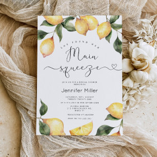 She Found Her Main Squeeze Bridal Shower Invitation