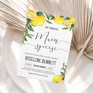 She Found Her Main Squeeze Bridal Shower Invite