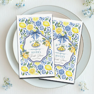 She Found Her Main Squeeze Bridal Shower Napkin
