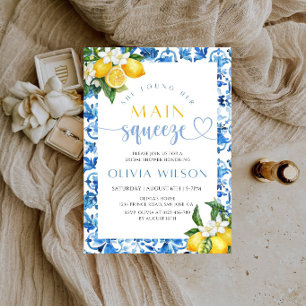 She Found Her Main Squeeze Bridal Shower Party Invitation