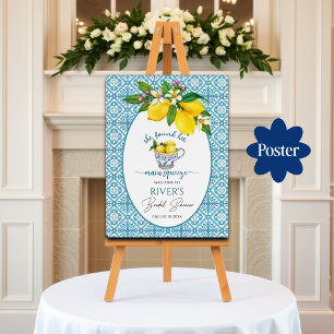She Found Her Main Squeeze Bridal Shower Poster