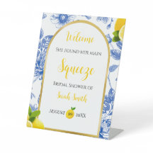 She Found Her Main Squeeze Bridal Shower Welcome