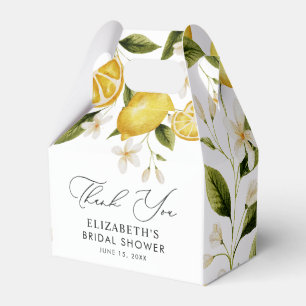 She Found Her Main Squeeze Citrus Bridal Shower Favor Box
