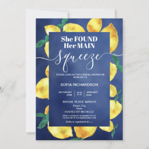 She found her main squeeze lemon BOHO SUMMER Invit Invitation