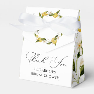 She Found Her Main Squeeze Lemon Bridal Shower Favor Box