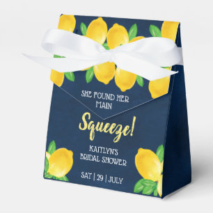 She Found Her Main Squeeze Lemon Bridal Shower Favor Box