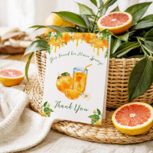She Found Her Main Squeeze Orange Bridal Shower
