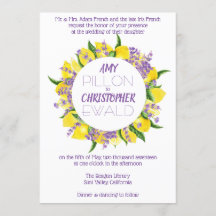 She Found Her Main Squeeze - Wedding Invite