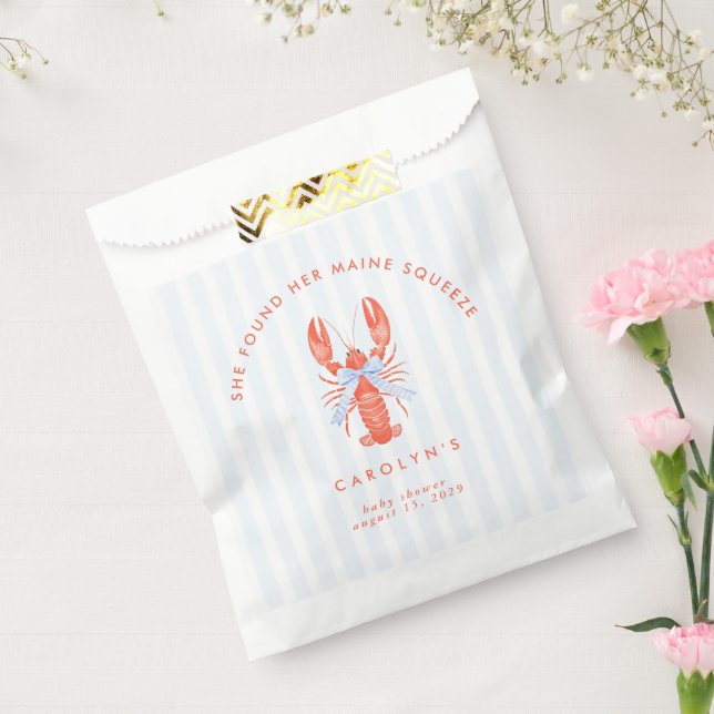 She Found Her Maine Squeeze Bridal Shower  Favour Bag (Sealed)