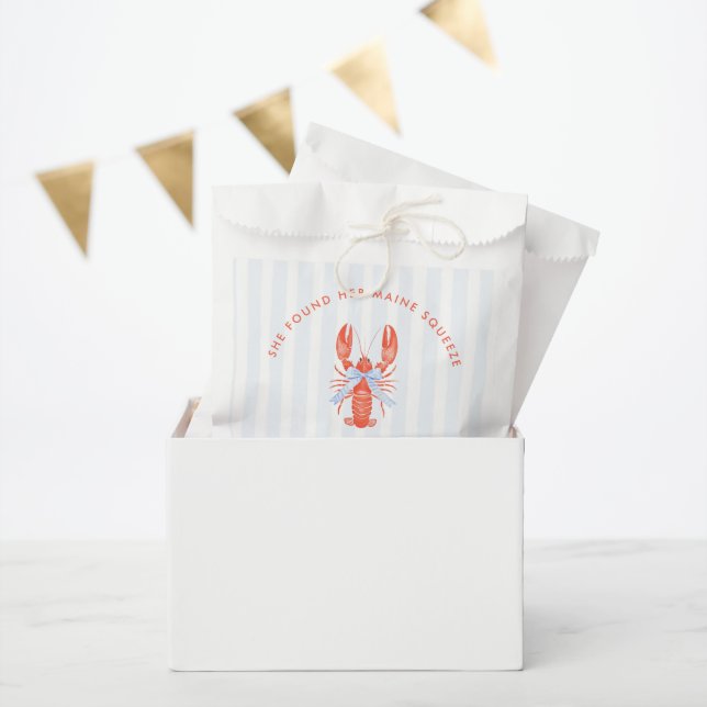 She Found Her Maine Squeeze Bridal Shower  Favour Bag (Party)