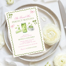 She Found Her Perfect Matcha Bow Bridal Shower