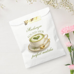 She Found Her Perfect Matcha Bridal Shower  Favour Bag