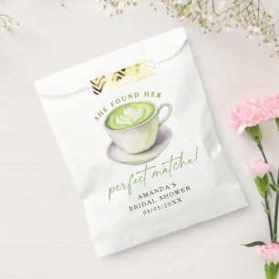 She found her perfect matcha Bridal shower Favour Bag