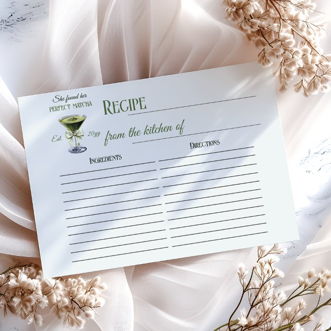 She Found Her Perfect Matcha Bridal Shower Recipe (Creator Uploaded)
