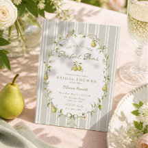 She Found Her Perfect Pear Green Bridal Shower