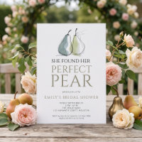 She Found Her Perfect Pear Modern Bridal Shower