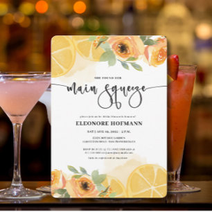 She found Main Squeeze Bridal Shower Invitation