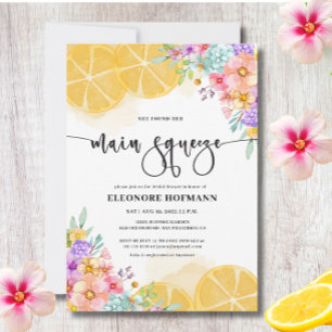 She found Main Squeeze Bridal Shower Invitation