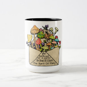 She Has The Soul Of A Gypsy Two-Tone Coffee Mug