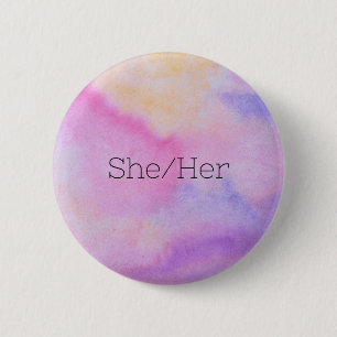 She/Her Pronoun button