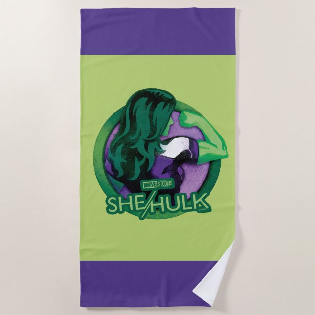 She-Hulk Icon Beach Towel (Front)