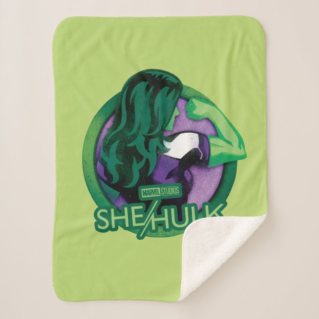 She-Hulk Icon Sherpa Blanket (Front)