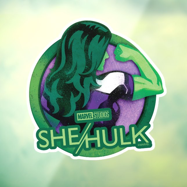 She-Hulk Icon Window Cling (Sheet 3)