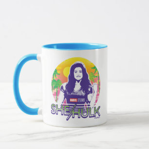 She-Hulk Retrowave Graphic Mug
