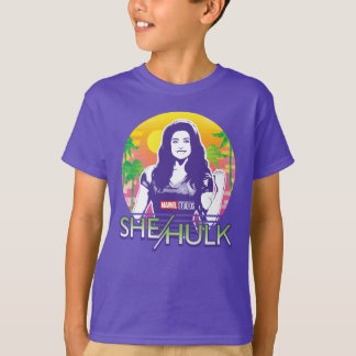 She-Hulk Retrowave Graphic T-Shirt