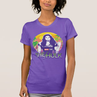She-Hulk Retrowave Graphic T-Shirt