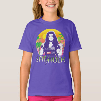 She-Hulk Retrowave Graphic T-Shirt