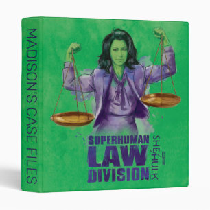 She-Hulk Scales of Justice Superhuman Law Division Binder