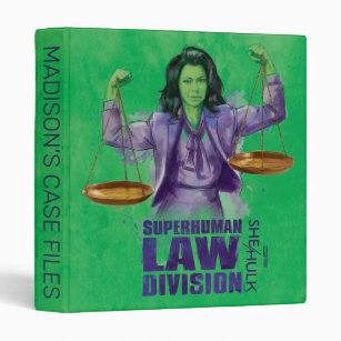 She-Hulk Scales of Justice Superhuman Law Division Binder