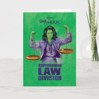 She-Hulk Scales of Justice Superhuman Law Division Card