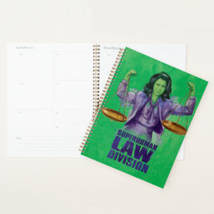She-Hulk Scales of Justice Superhuman Law Division Planner