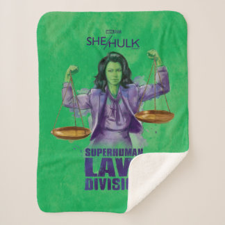 She-Hulk Scales of Justice Superhuman Law Division Sherpa Blanket