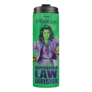 She-Hulk Scales of Justice Superhuman Law Division Thermal Tumbler