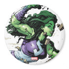 She-Hulk Smashing Through Blocks