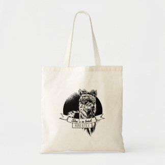 She is a bad alpaca mom tote bag