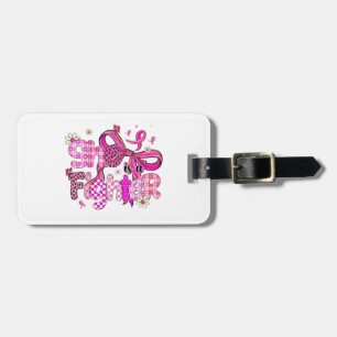 💪🎀 She is a Fighter 💖🌸 Luggage Tag