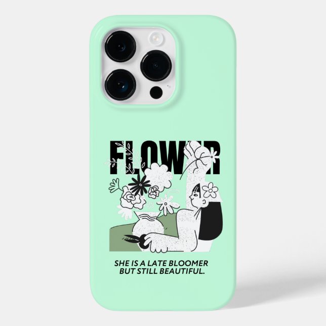 She is a late bloomer but still beautiful Case-Mate iPhone case (Back)