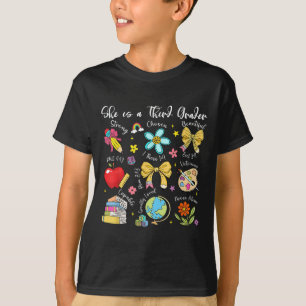 She Is A Third Grader Bible Verses Back To School T-Shirt