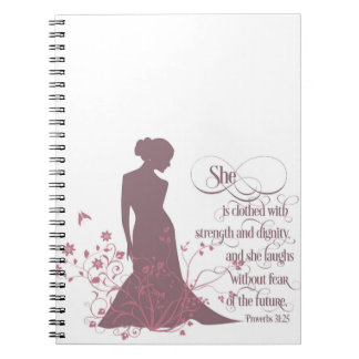 "She Is Clothed in Strength and Dignity" Journal