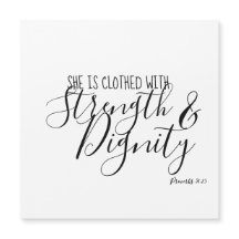 She is Clothed With Strength and Dignity