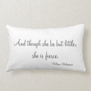 She is Fierce. Lumbar Pillow