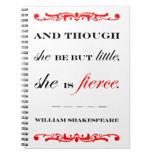 She is Fierce Notebook