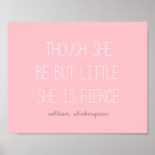 She is Fierce Print (Front)