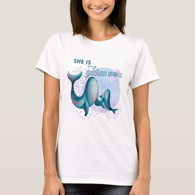 she is my calm sea T-Shirt (Front)
