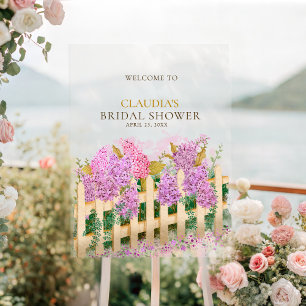 She Is Off the Market Bridal Shower Welcome Acrylic Sign